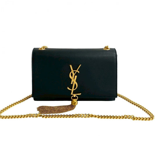 YVES SAINT LAURENT Shoulder Bag leather black