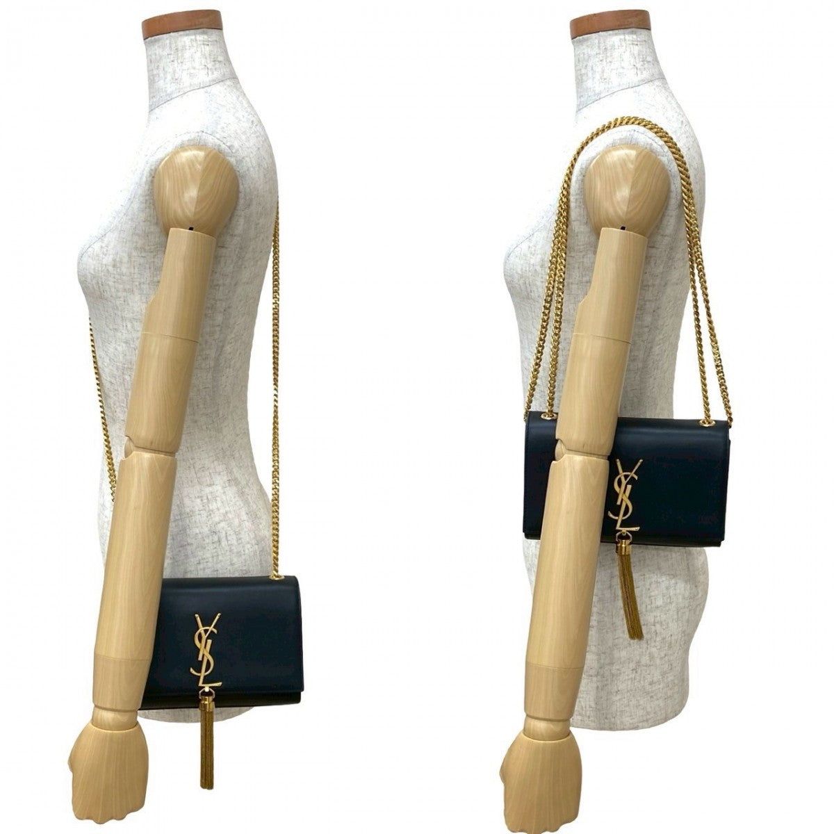 YVES SAINT LAURENT Shoulder Bag leather black