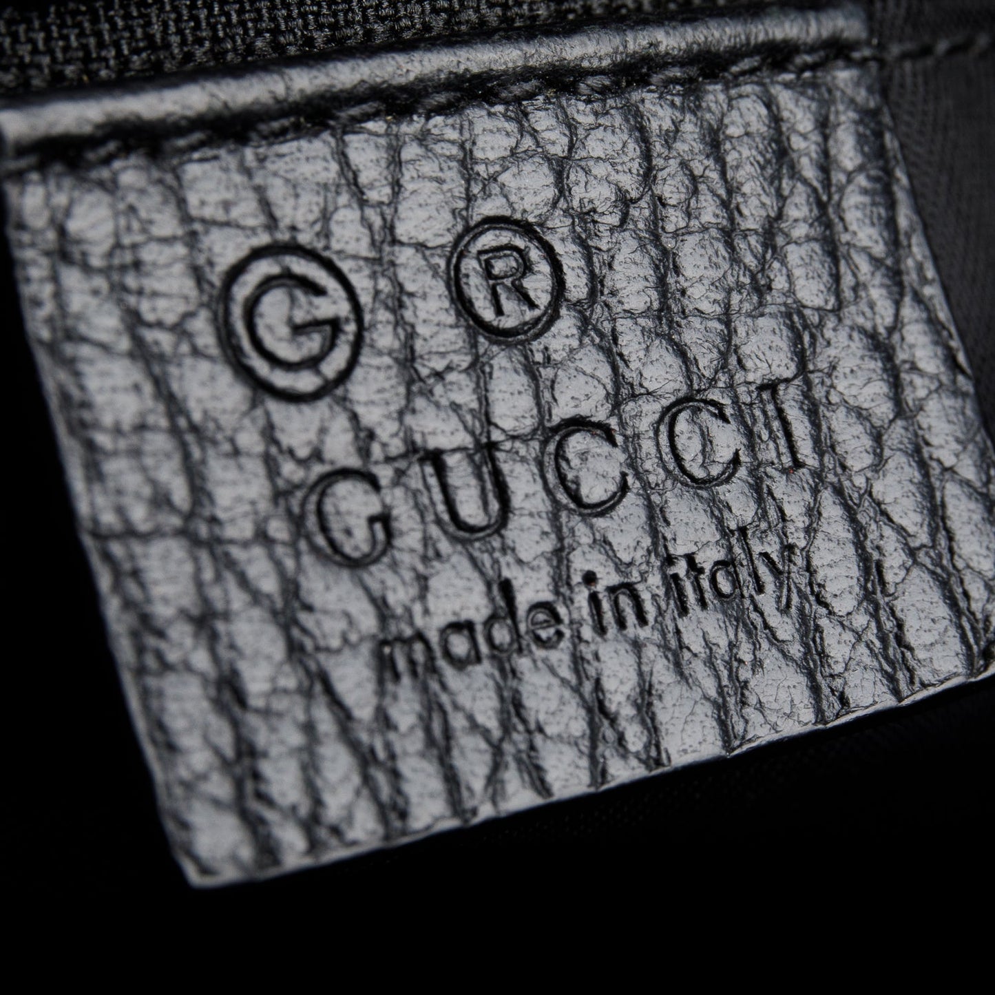 Gucci Black GG Nylon Dollar Calfskin Leather Trim Flat Messenger Bag