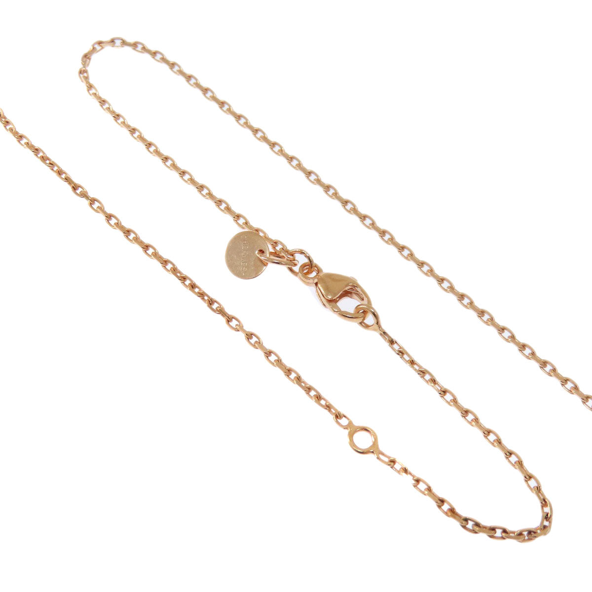 HERMES Necklace Gold Plated, Swift pink As Doucour PM Women