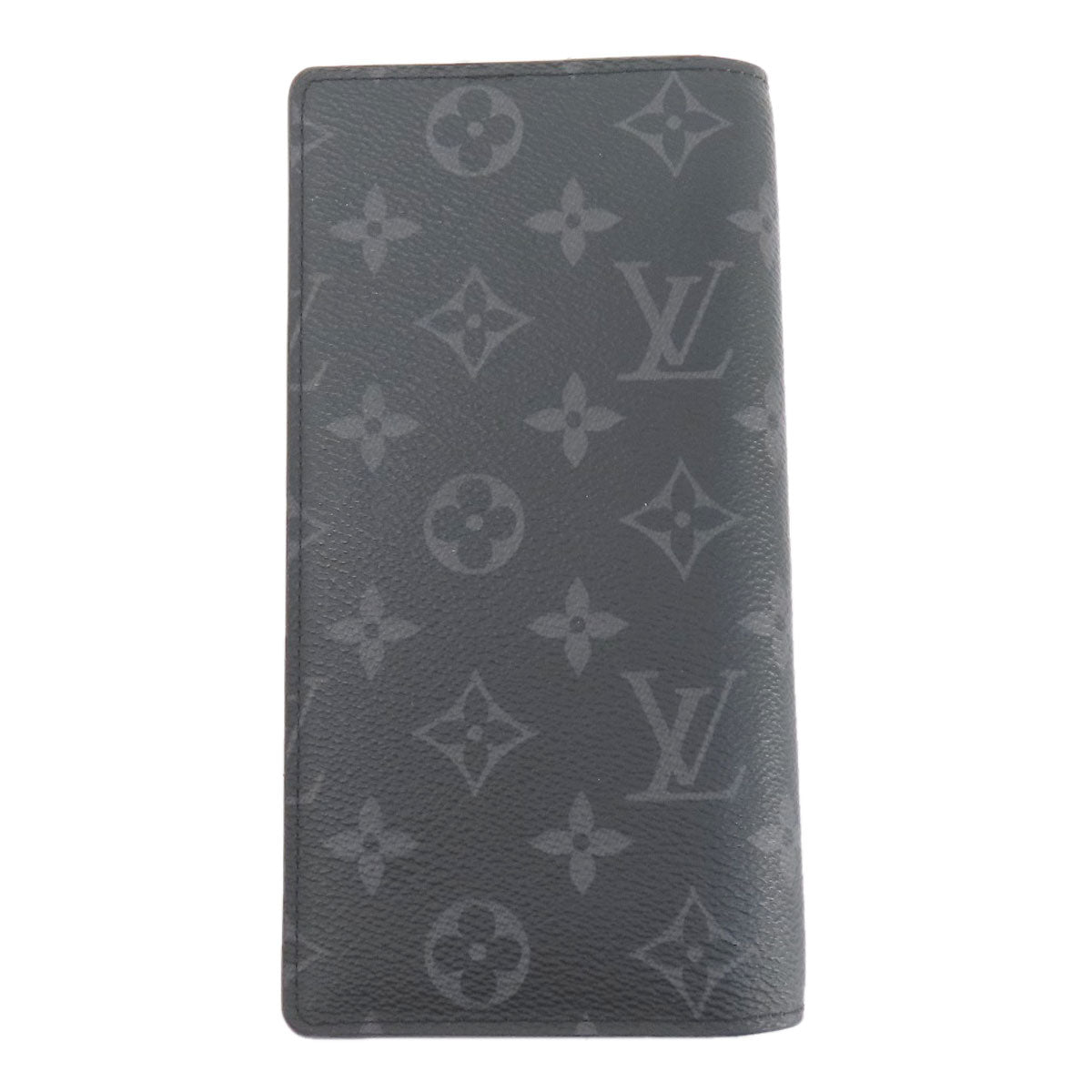 LOUIS VUITTON Long Wallet Purse M69260 Monogram Eclipse black Portefeuilleã»Brazza Gaston Label Monogram Eclipse