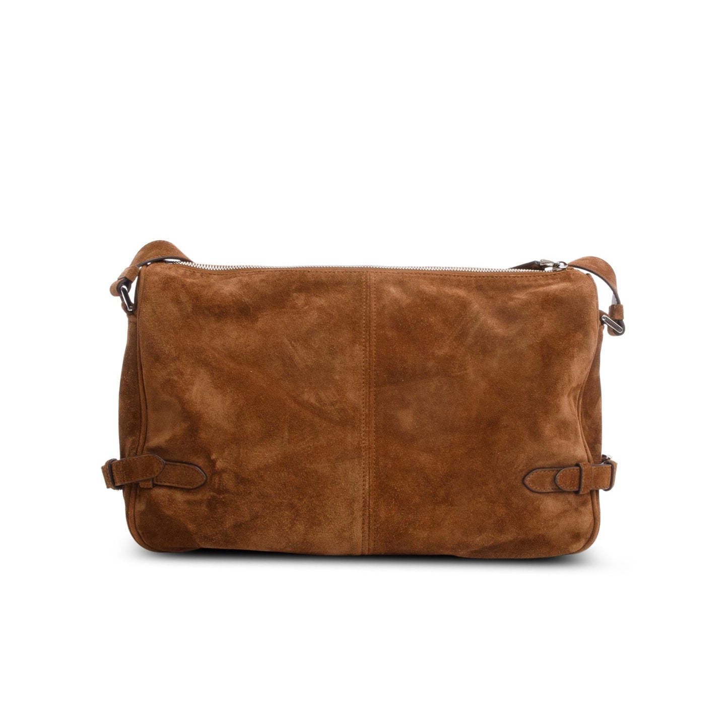 Prada Brown Suede Messenger Bag