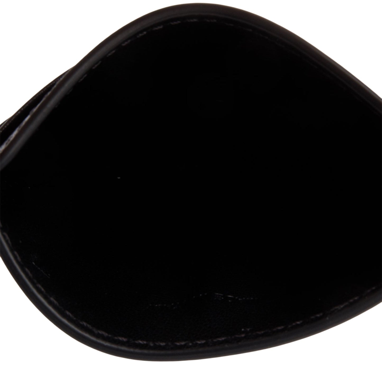 Valentino Black Leather VLogo Card Holder