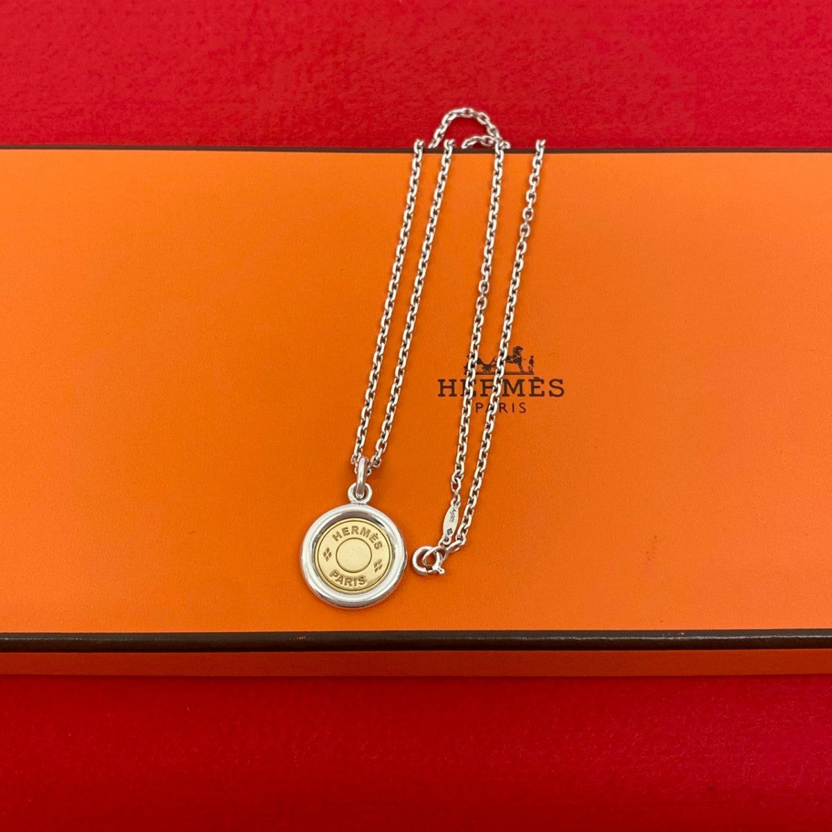 HERMES Necklace Silver925 Silver Serie