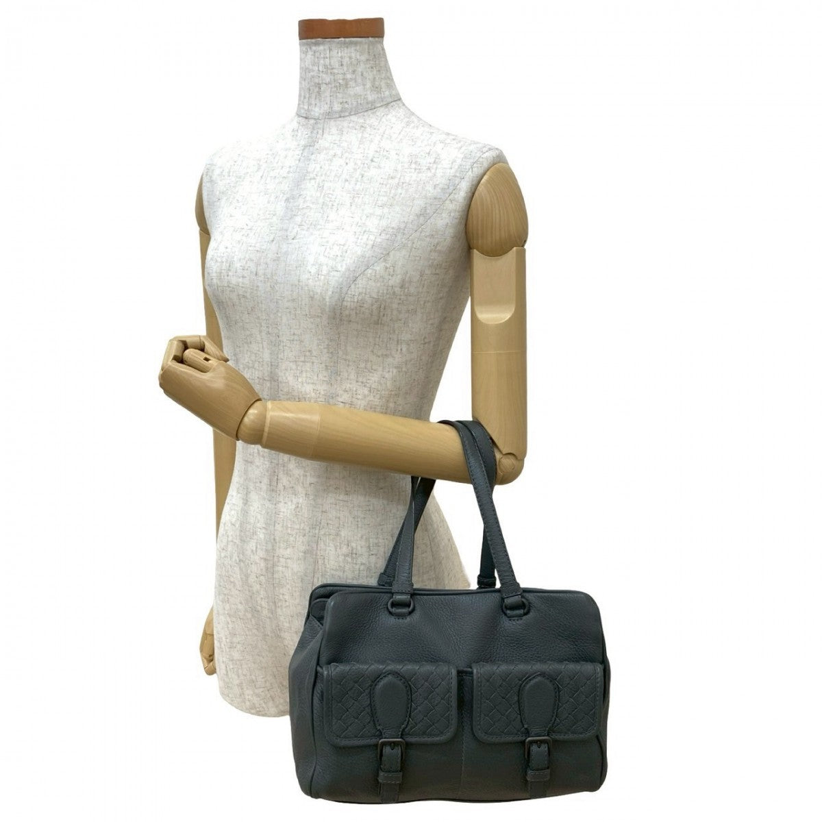 BOTTEGAVENETA Handbag leather gray