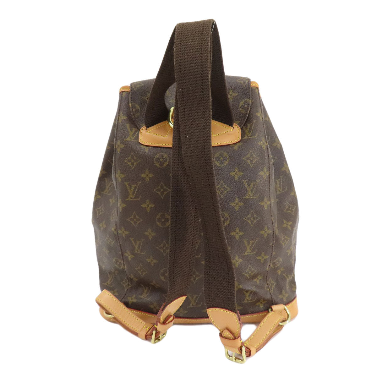 LOUIS VUITTON Backpack M51135 Monogram canvas Brown MontsourisGM Women