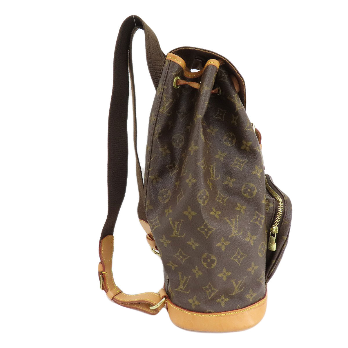 LOUIS VUITTON Backpack M51135 Monogram canvas Brown MontsourisGM Women