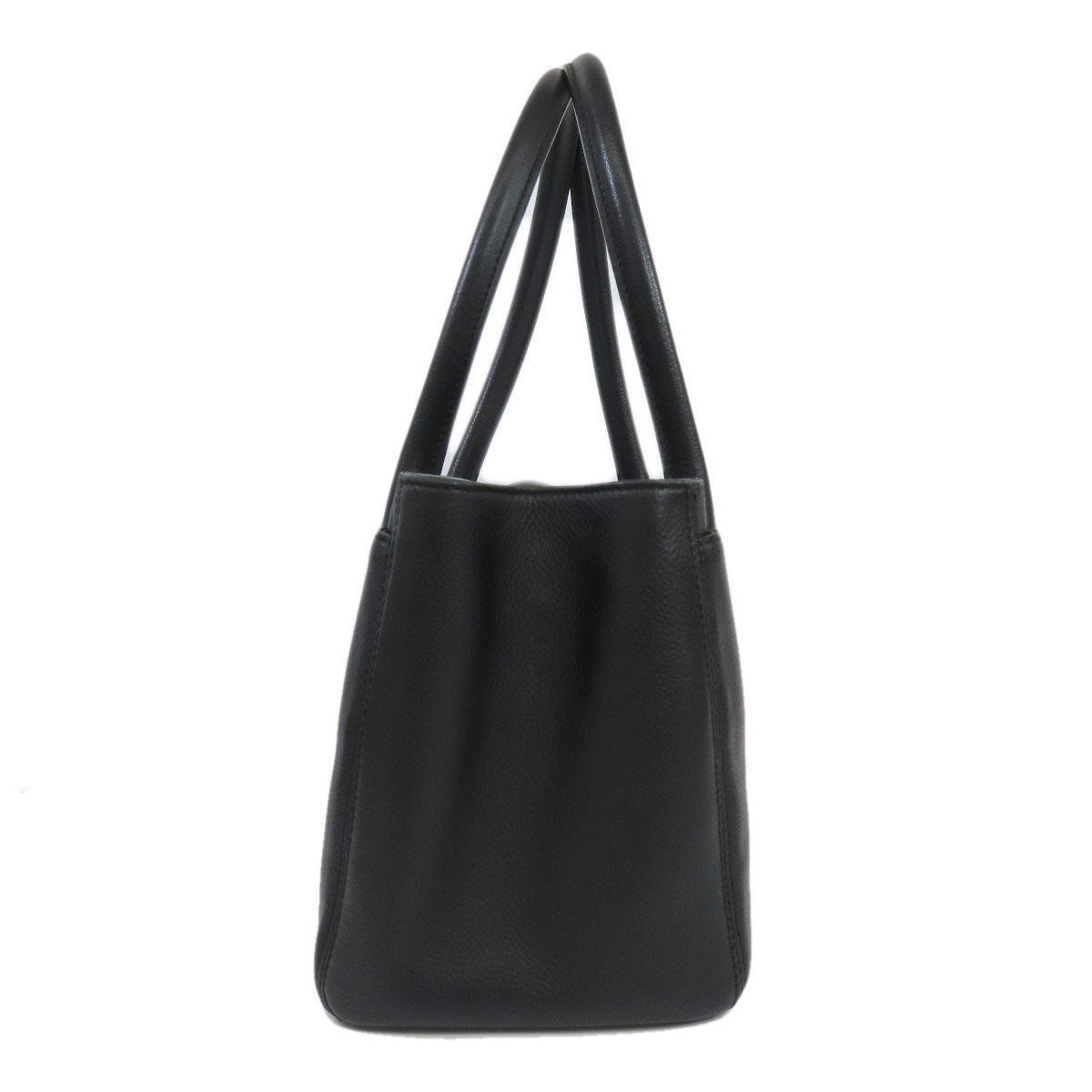 CHANEL Tote Bag Calfskin black Executive Tote SilverMetal