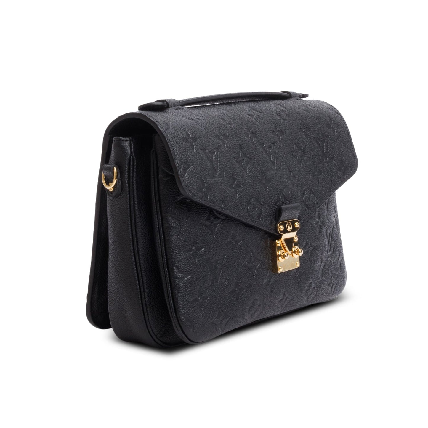 Louis Vuitton Black Monogram Empreinte Leather Pochette Metis