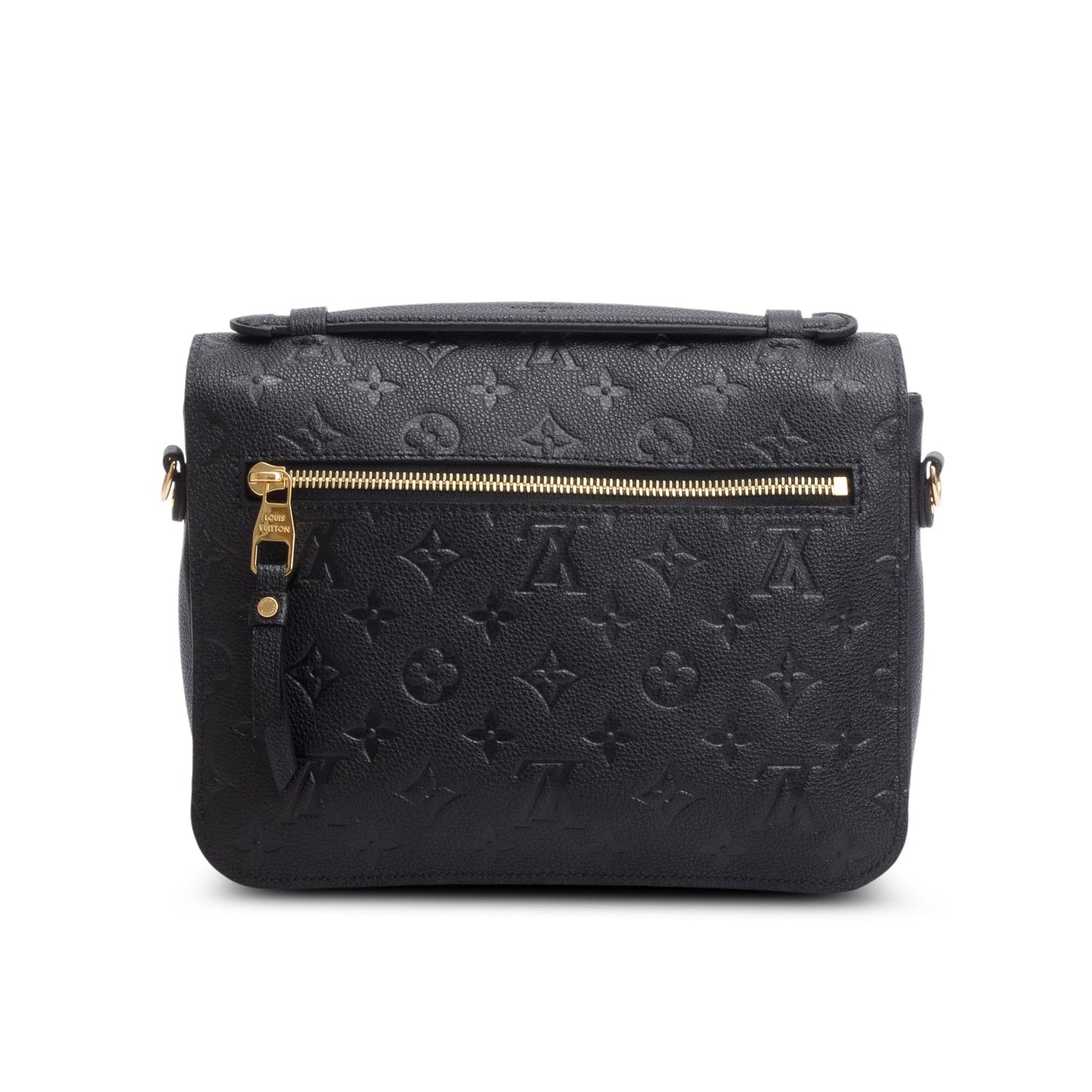 Louis Vuitton Black Monogram Empreinte Leather Pochette Metis
