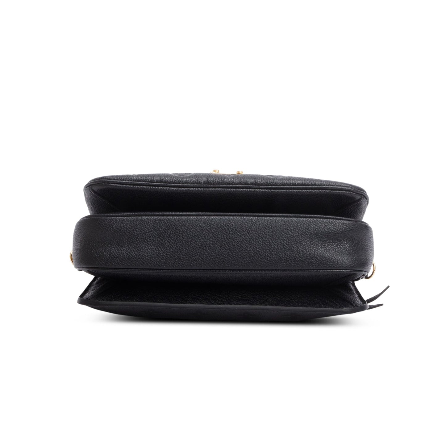 Louis Vuitton Black Monogram Empreinte Leather Pochette Metis
