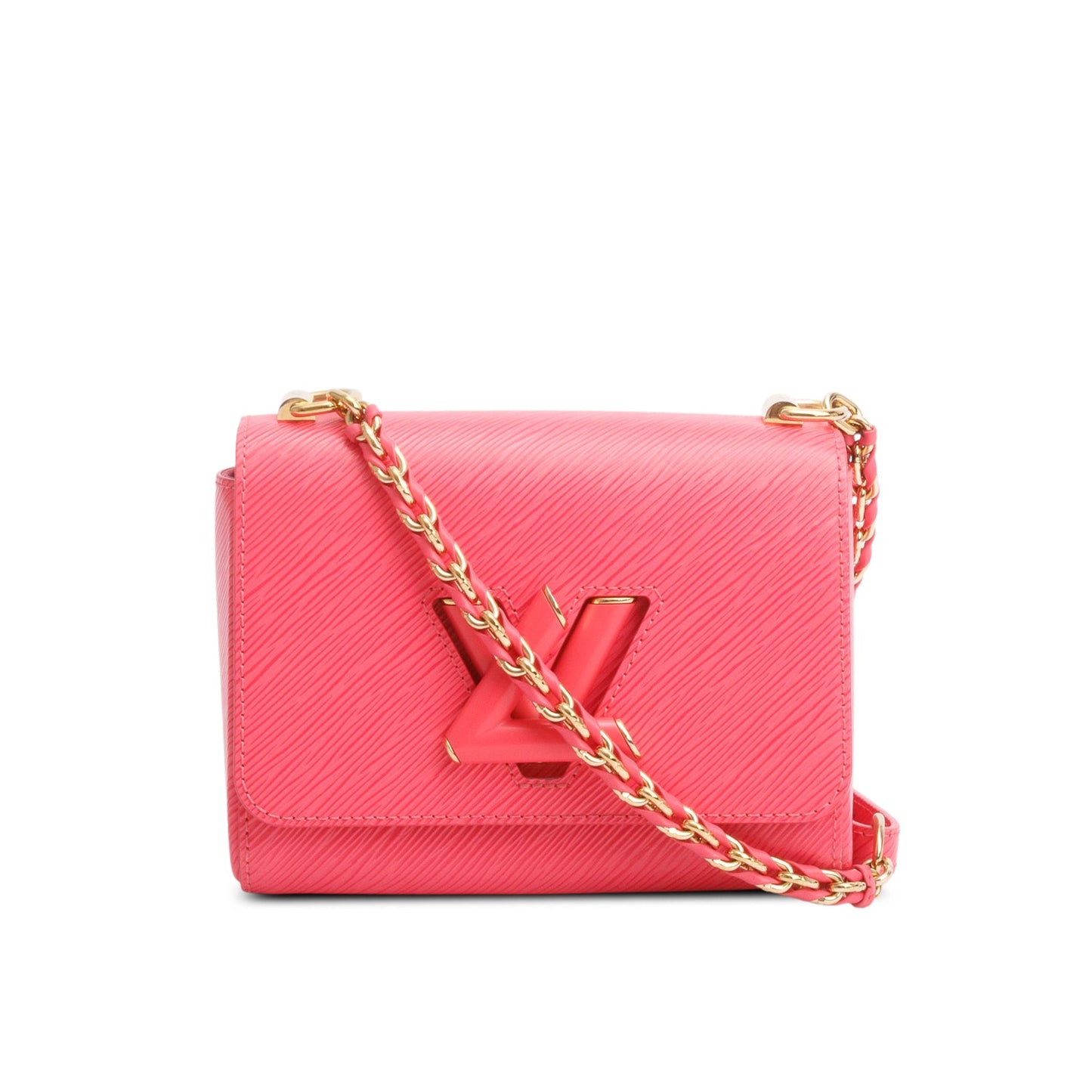 Louis Vuitton Pink Epi Leather Twist PM Shoulder Bag