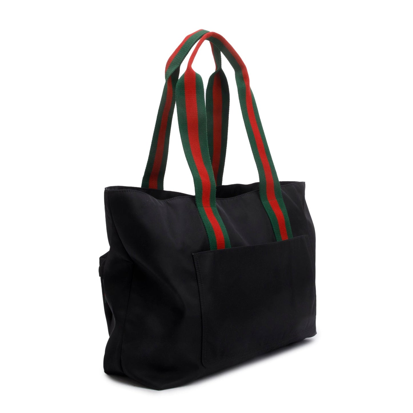 Gucci Black Nylon Web Weekender Bag