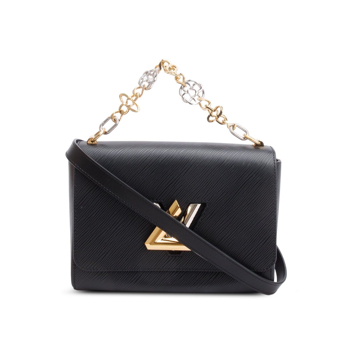 Louis Vuitton Black Epi Leather Twist MM