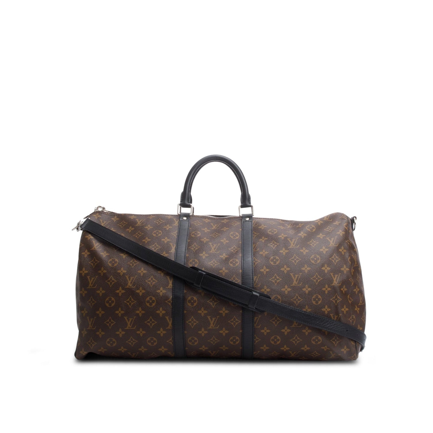 Louis Vuitton Monogram Macassar Keepall Bandouliere 55