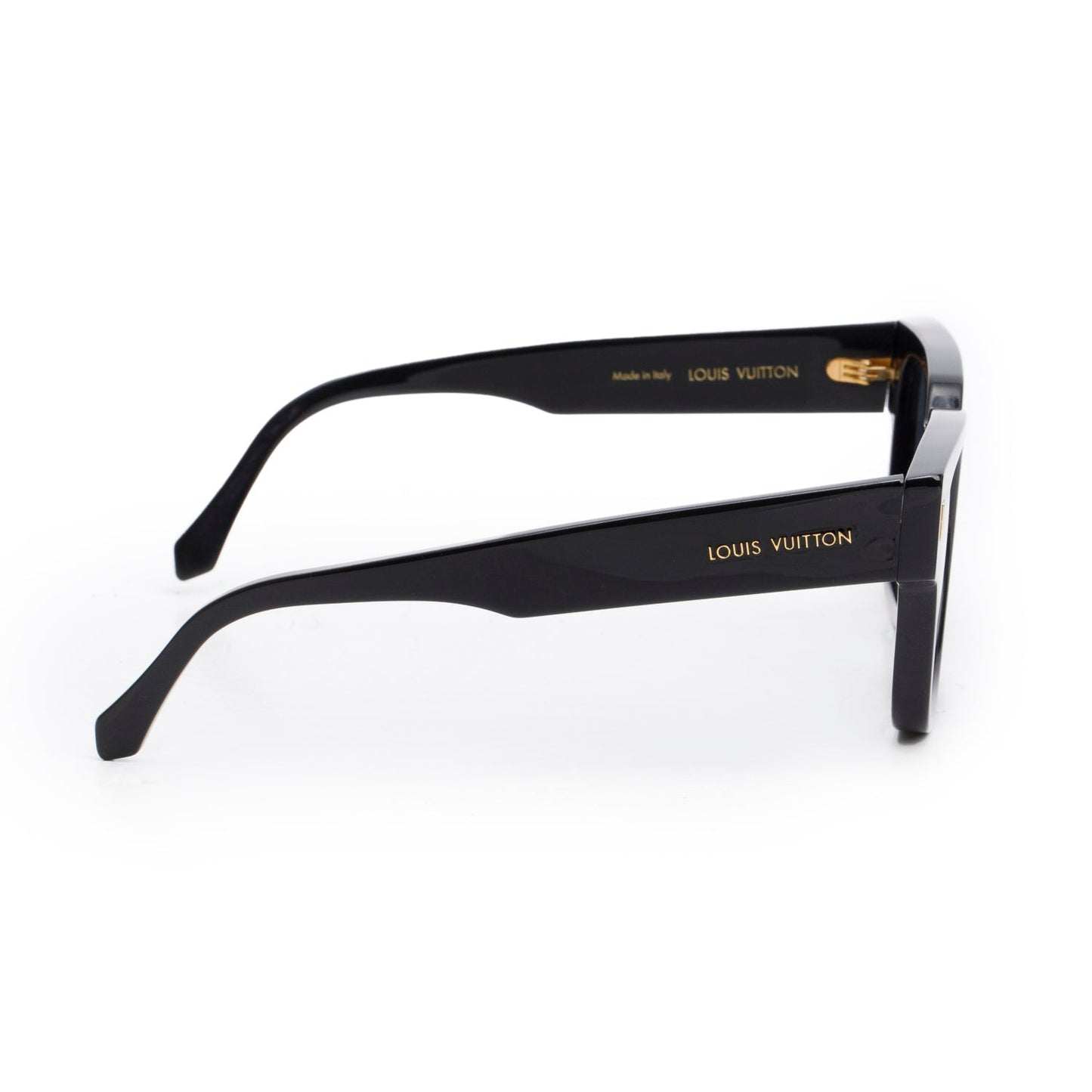 Louis Vuitton 2024 Z1496W Black Acetate LV Escape Square Sunglasses
