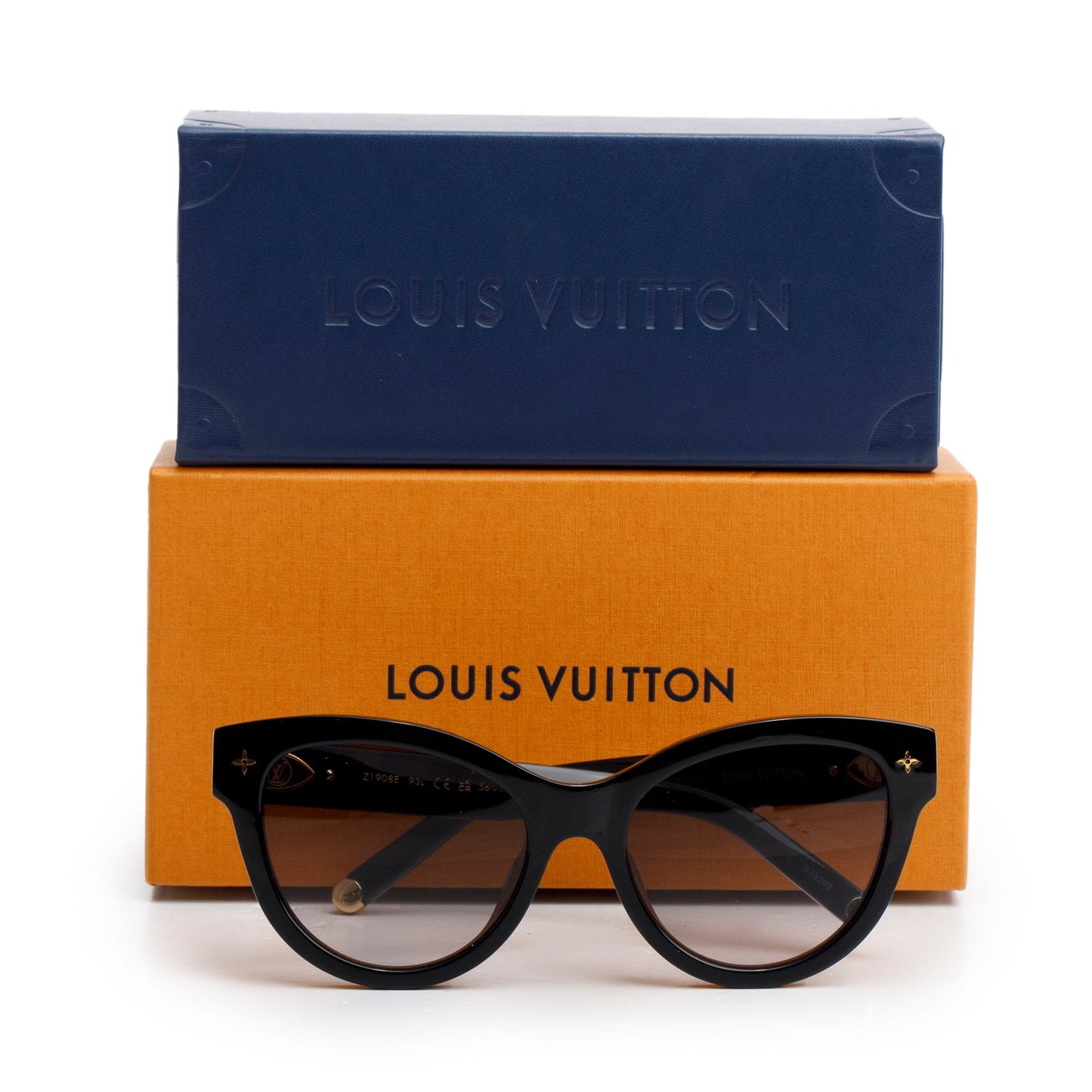 Louis Vuitton 2023 Z1908E Black Acetate My Monogram Cat-Eye Sunglasses