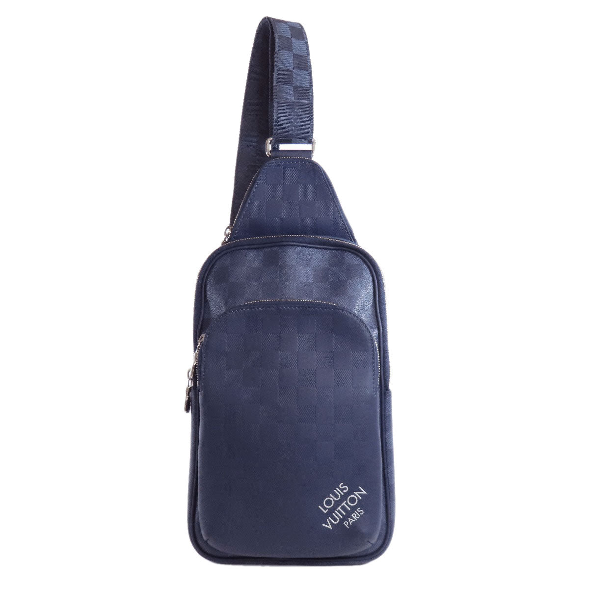 LOUIS VUITTON Sling bag ï¼®40439 Damier Anfini Navy Avenue Sling Bag