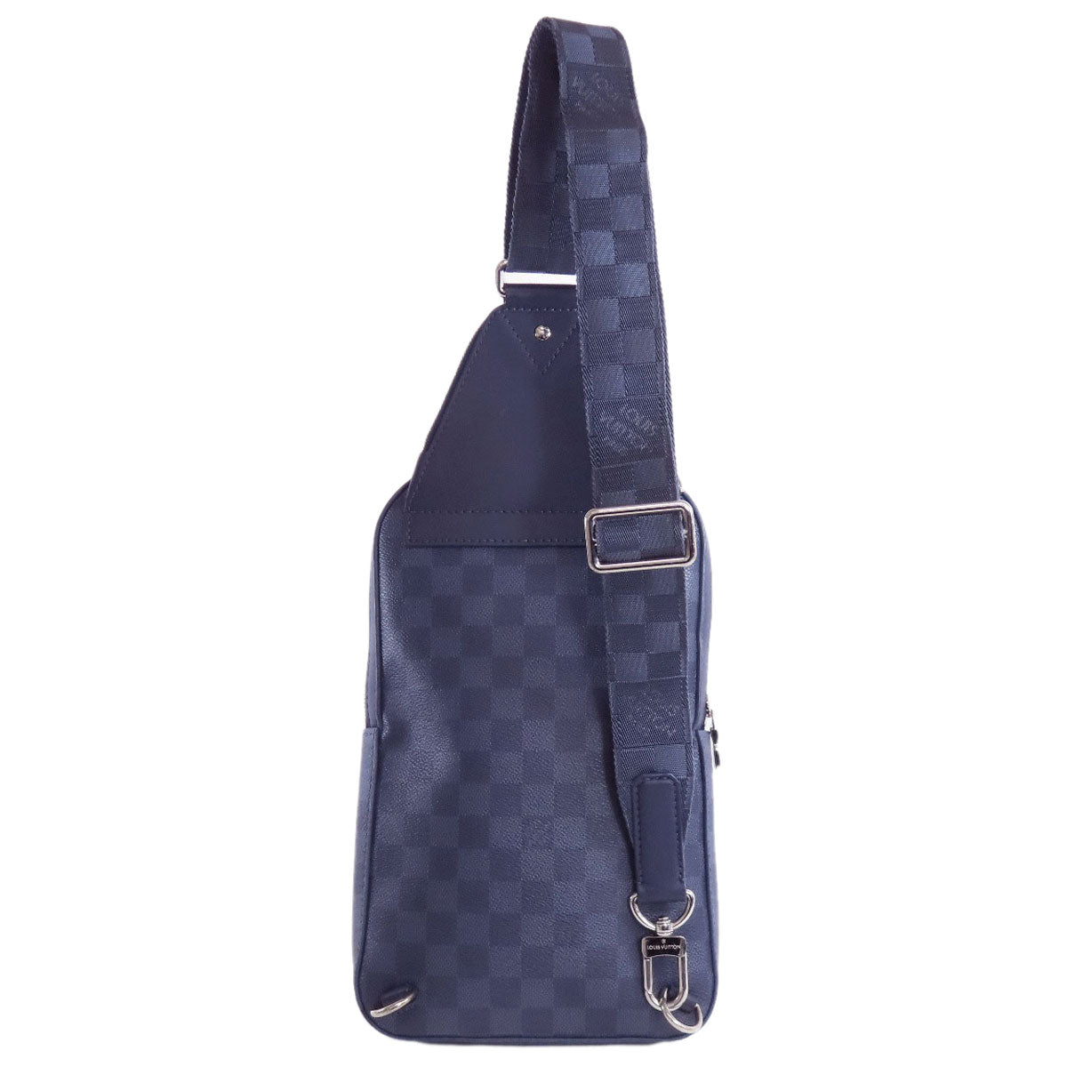 LOUIS VUITTON Sling bag ï¼®40439 Damier Anfini Navy Avenue Sling Bag