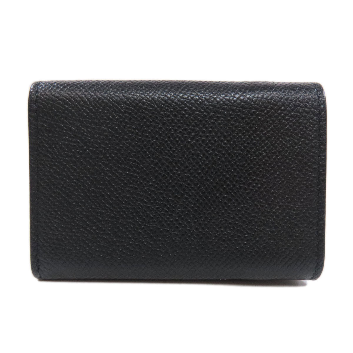 BALENCIAGA Bifold Wallet 558208 leather black logo Tri-fold Wallet mens