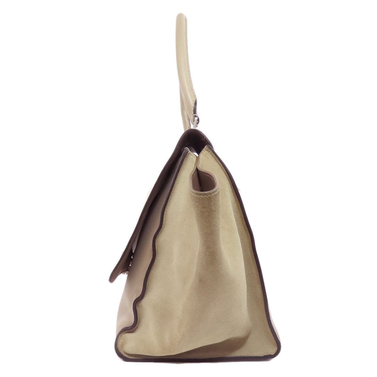 CELINE Tote Bag Calfskin beige Trapeze Women