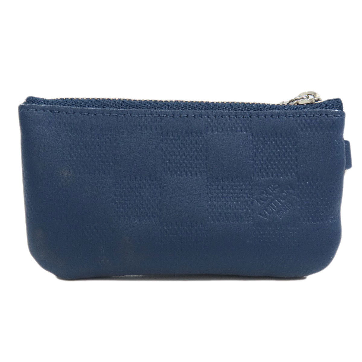 LOUIS VUITTON Coin case N40438 Damier Anfini Navy Pochette Kle Women