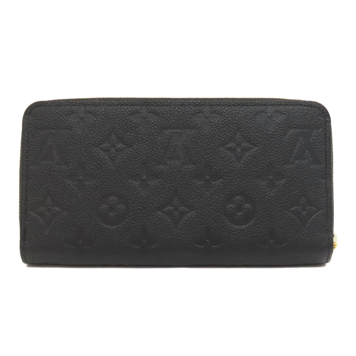 LOUIS VUITTON Long Wallet Purse M61864 Ann Platt black Zippy wallet Women
