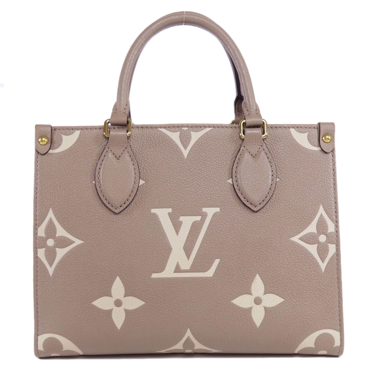 LOUIS VUITTON Handbag M45779 Ann Platt gray On the Go PM Tourtrail CrÃ¨me