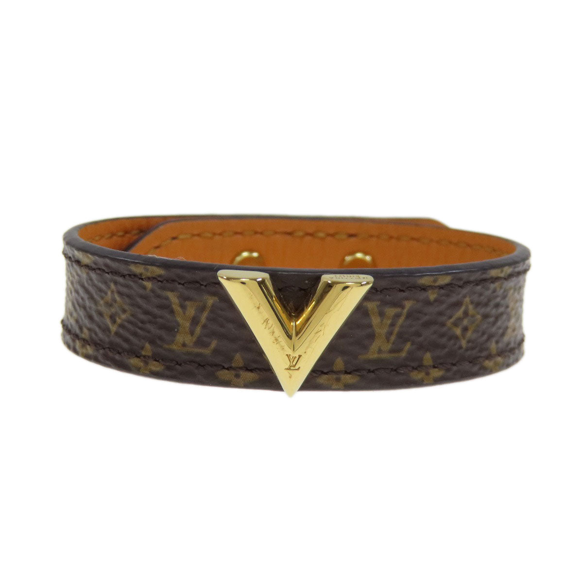 LOUIS VUITTON bracelet M6042 Monogram canvas Brown Essential V Women