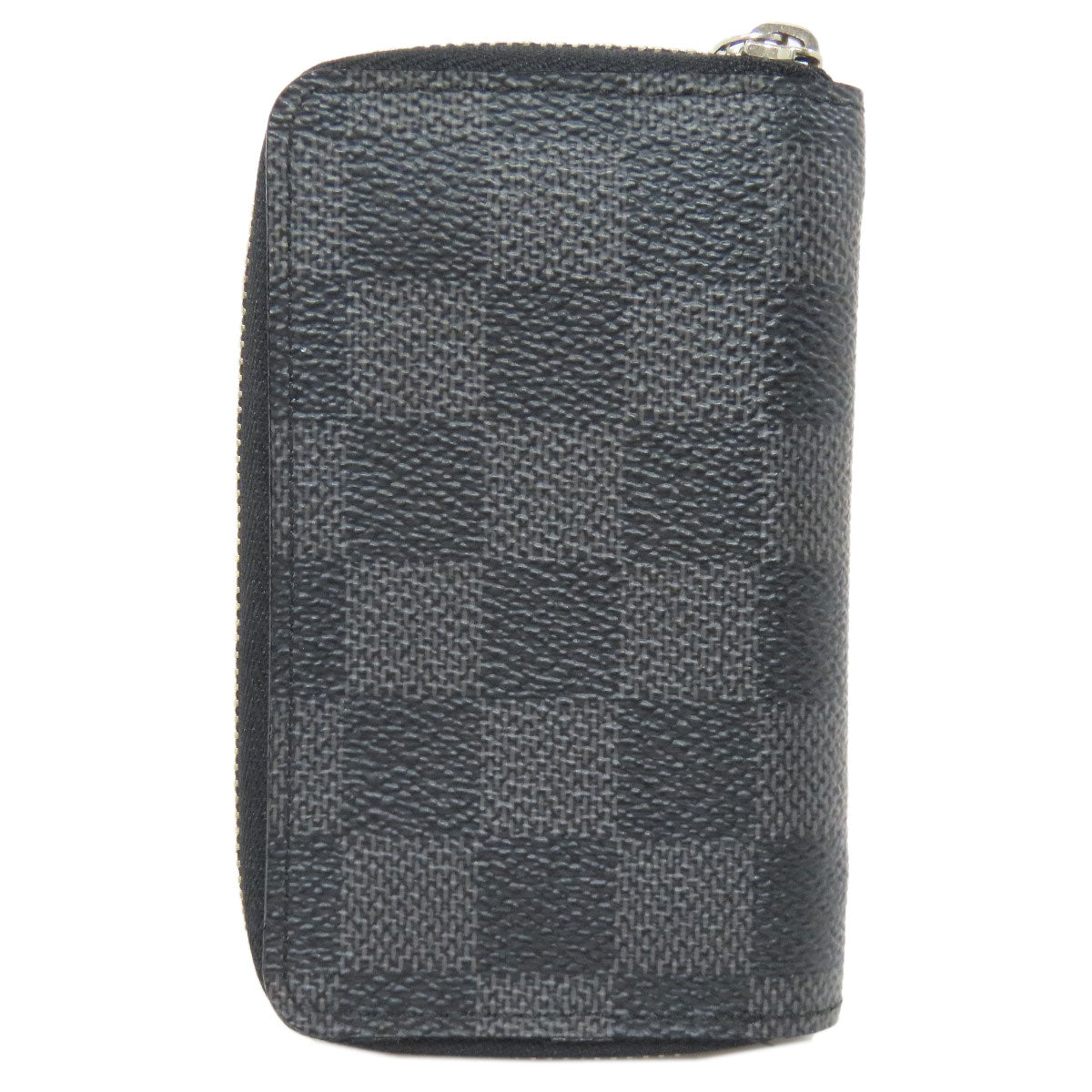 LOUIS VUITTON Coin case N63076 Damier canvas black Zippy coin purse mens
