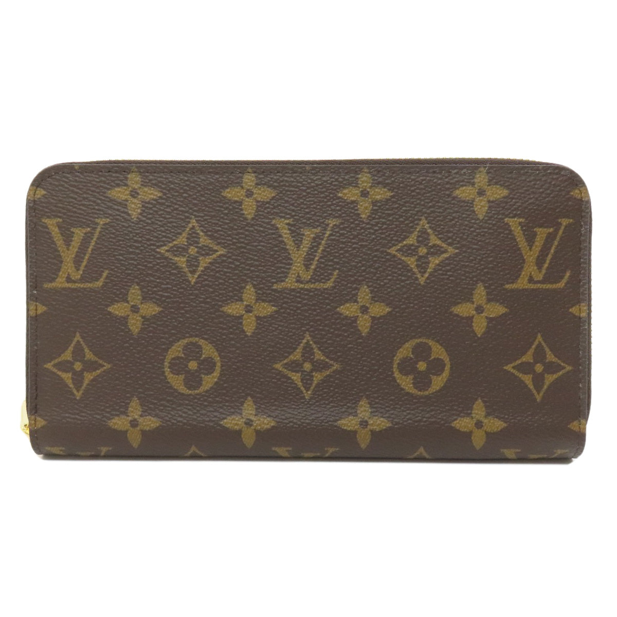 LOUIS VUITTON Long Wallet Purse M41894 Monogram canvas Brown Zippy wallet Women