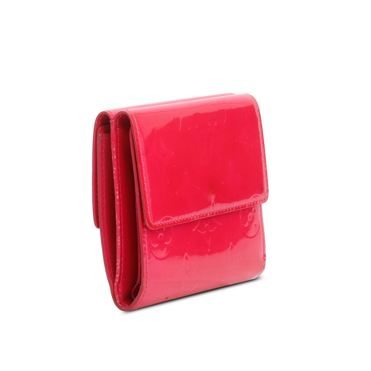 Louis Vuitton Pink Vernis Leather Elise Wallet