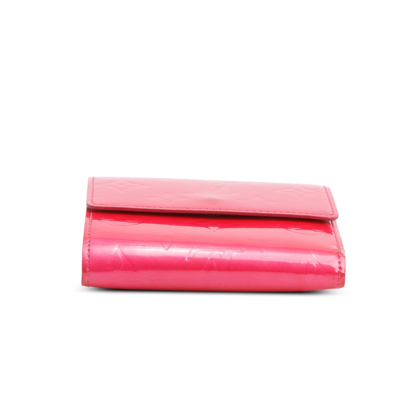 Louis Vuitton Pink Vernis Leather Elise Wallet