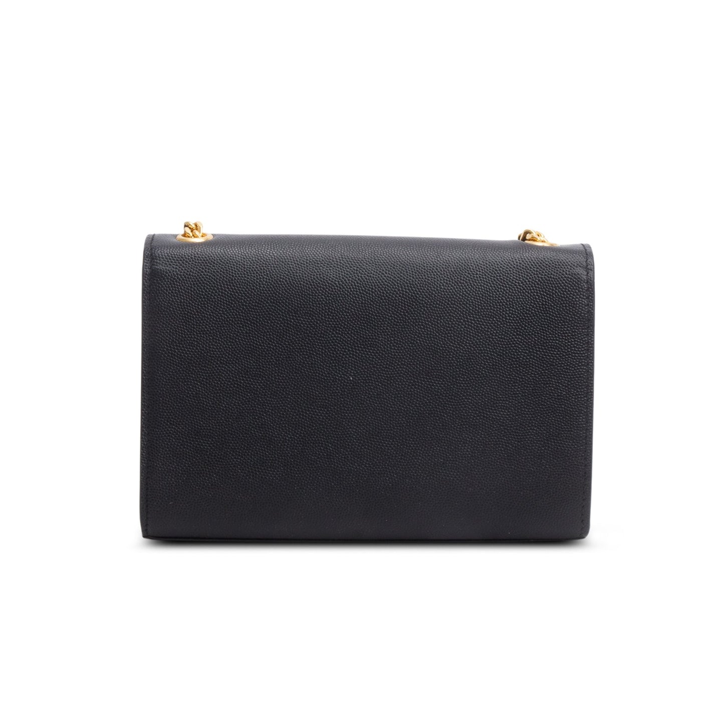 Saint Laurent 2020 Black Grain De Poudre Small Monogram Kate Satchel
