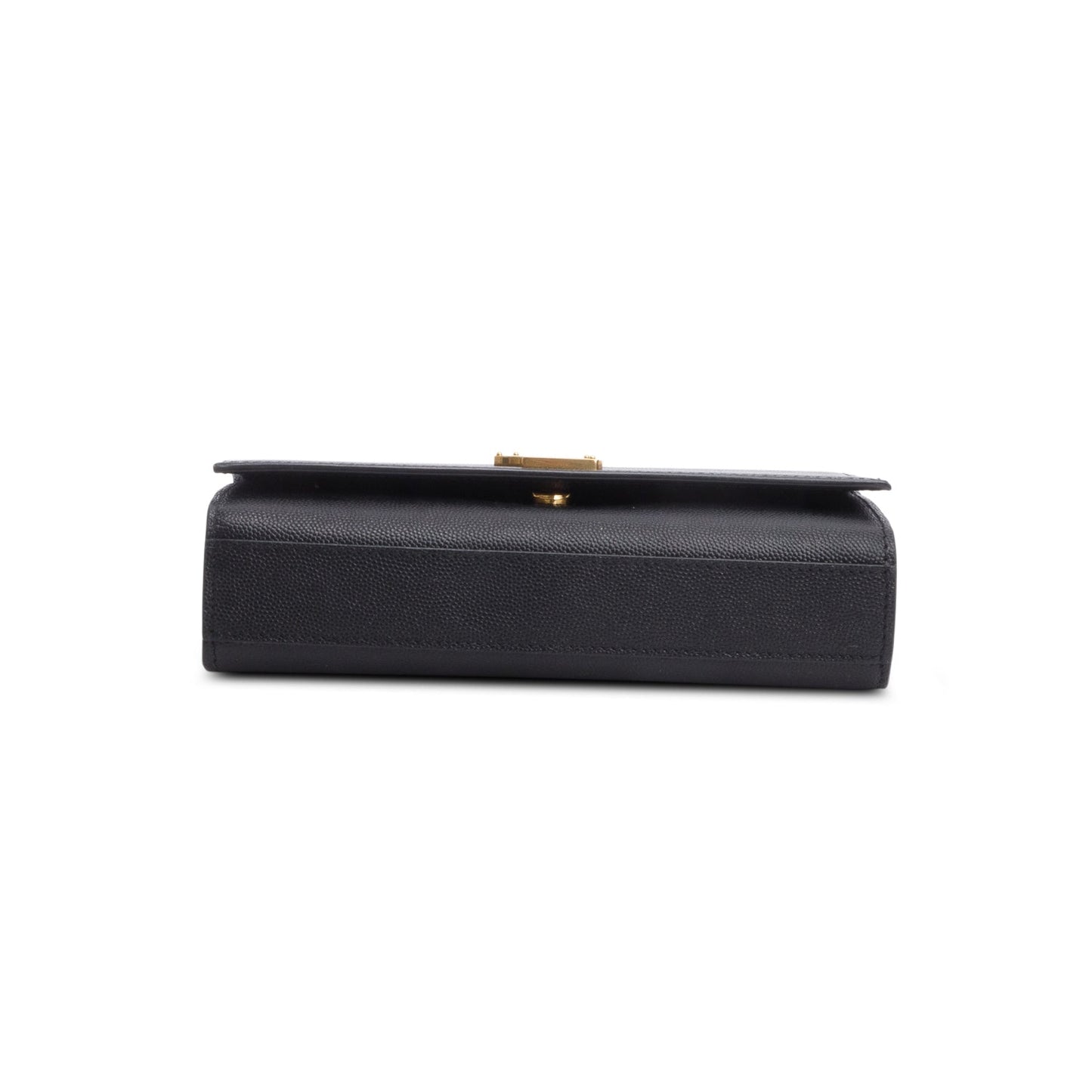 Saint Laurent 2020 Black Grain De Poudre Small Monogram Kate Satchel