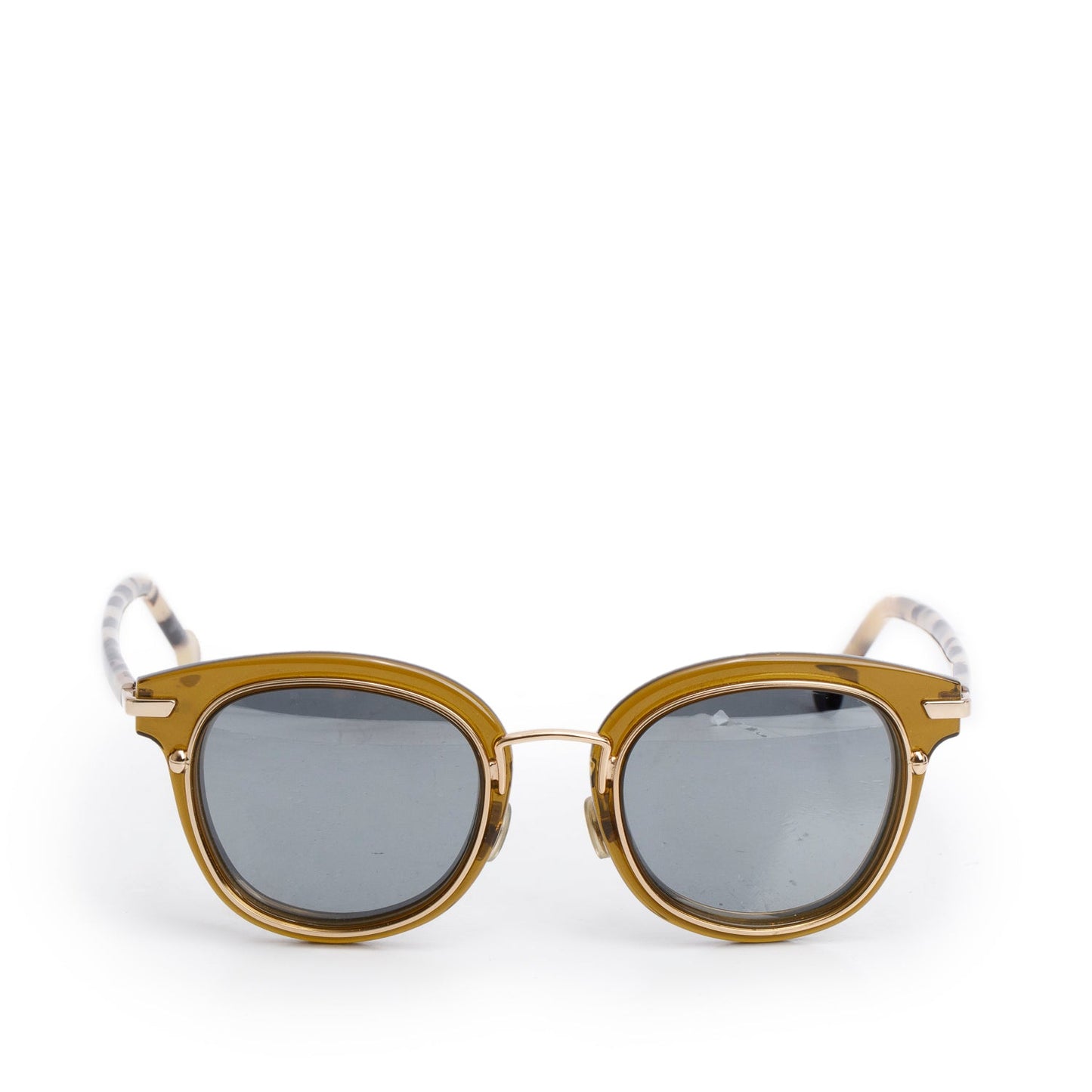 Christian Dior TCS15A/U4P Brown Origins 2 Acetate Mirrored Sunglasses