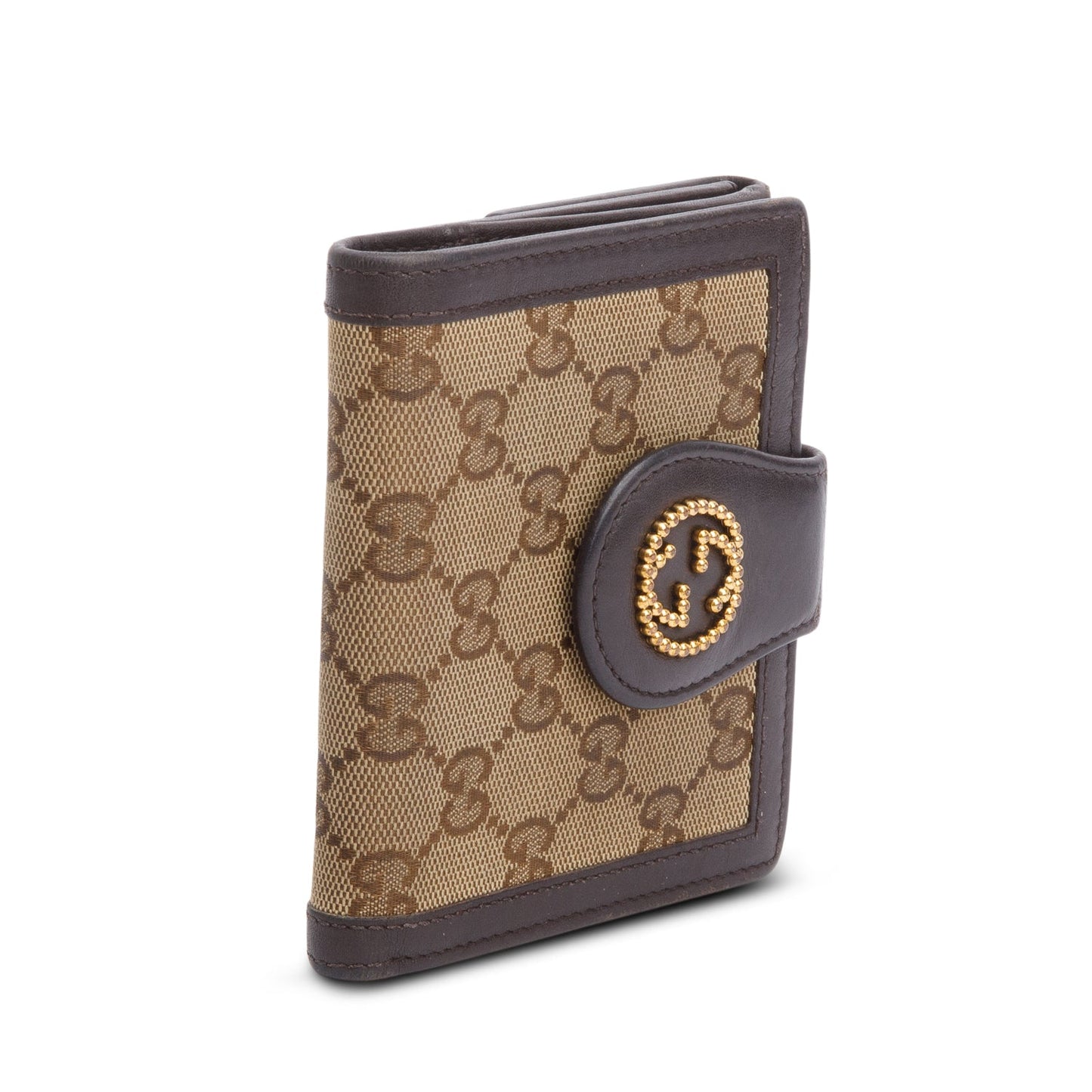 Gucci Beige GG Supreme Bi-Fold Wallet