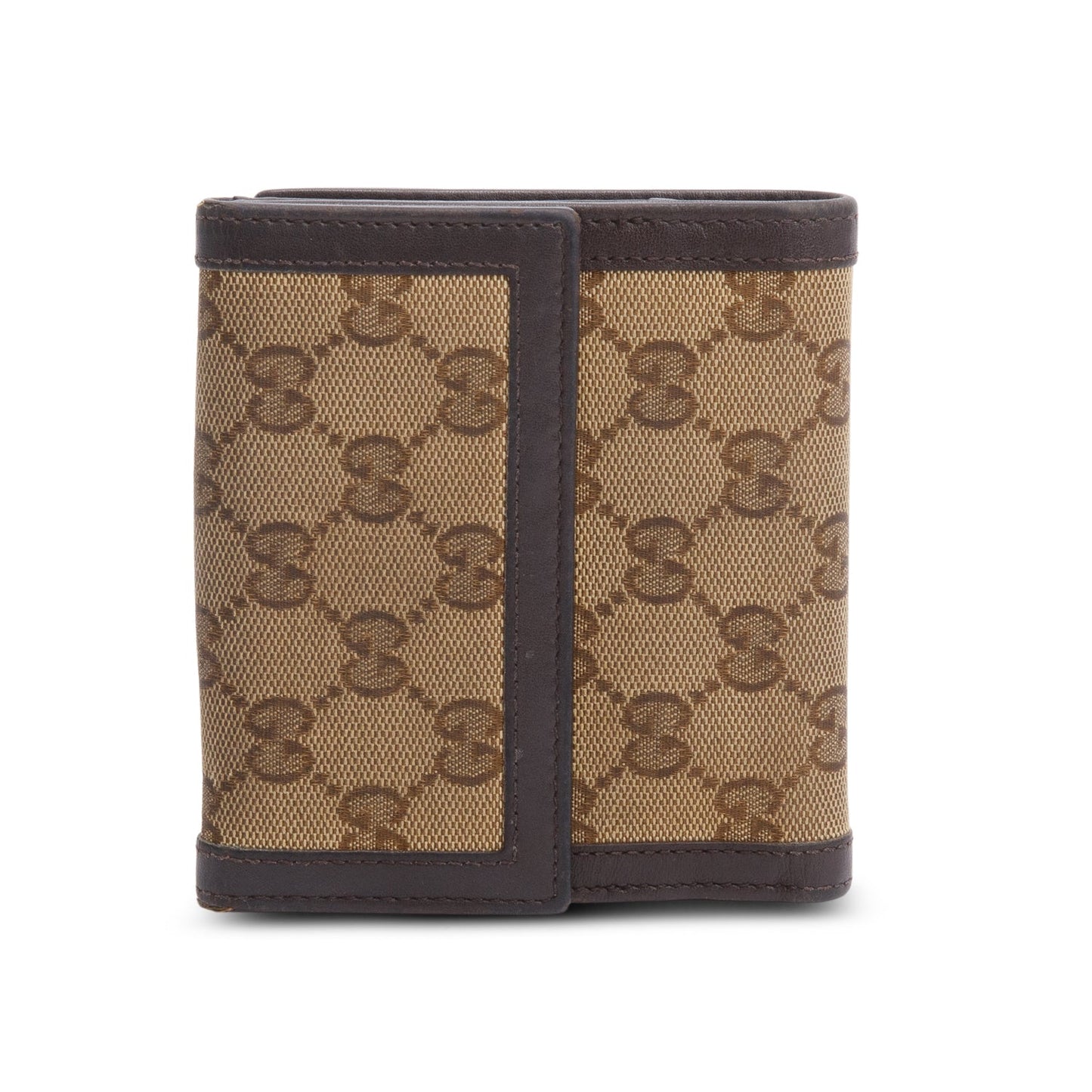 Gucci Beige GG Supreme Bi-Fold Wallet