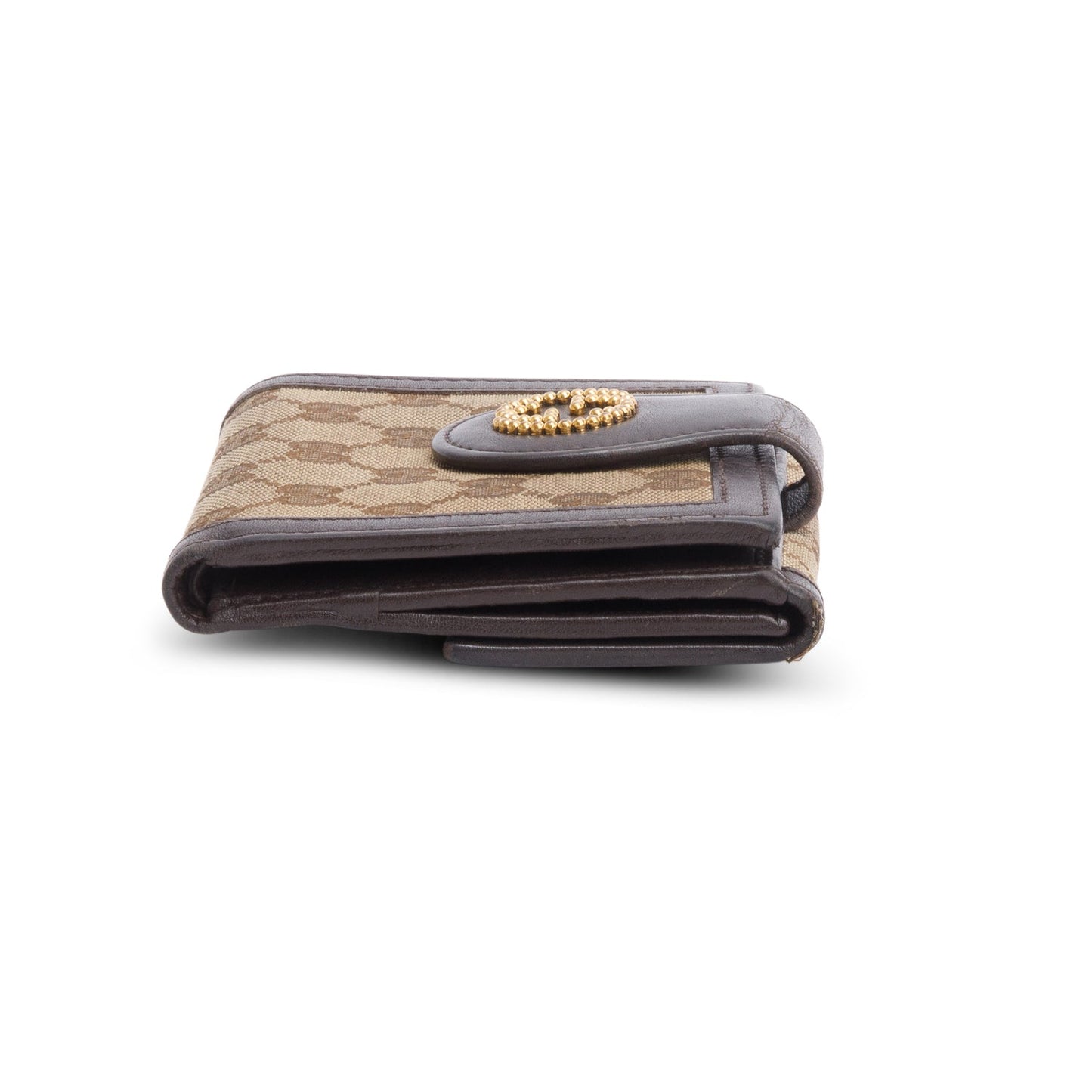 Gucci Beige GG Supreme Bi-Fold Wallet