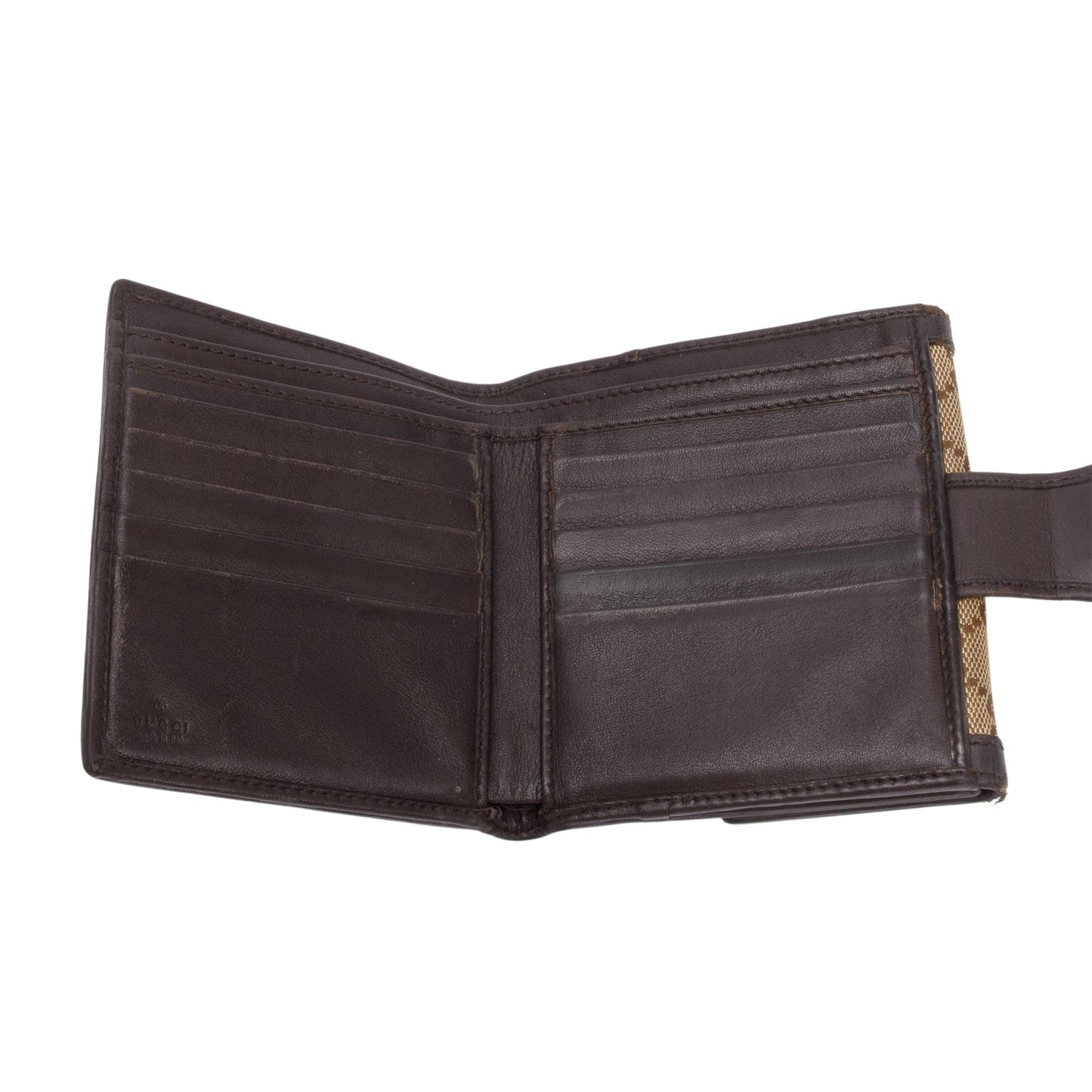 Gucci Beige GG Supreme Bi-Fold Wallet