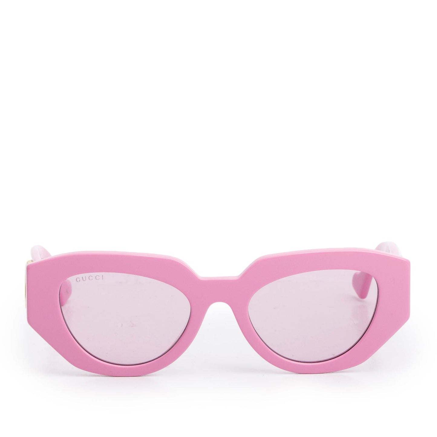 Gucci GG1421S Pink Acetate GG Marmont Cat-Eye Sunglasses