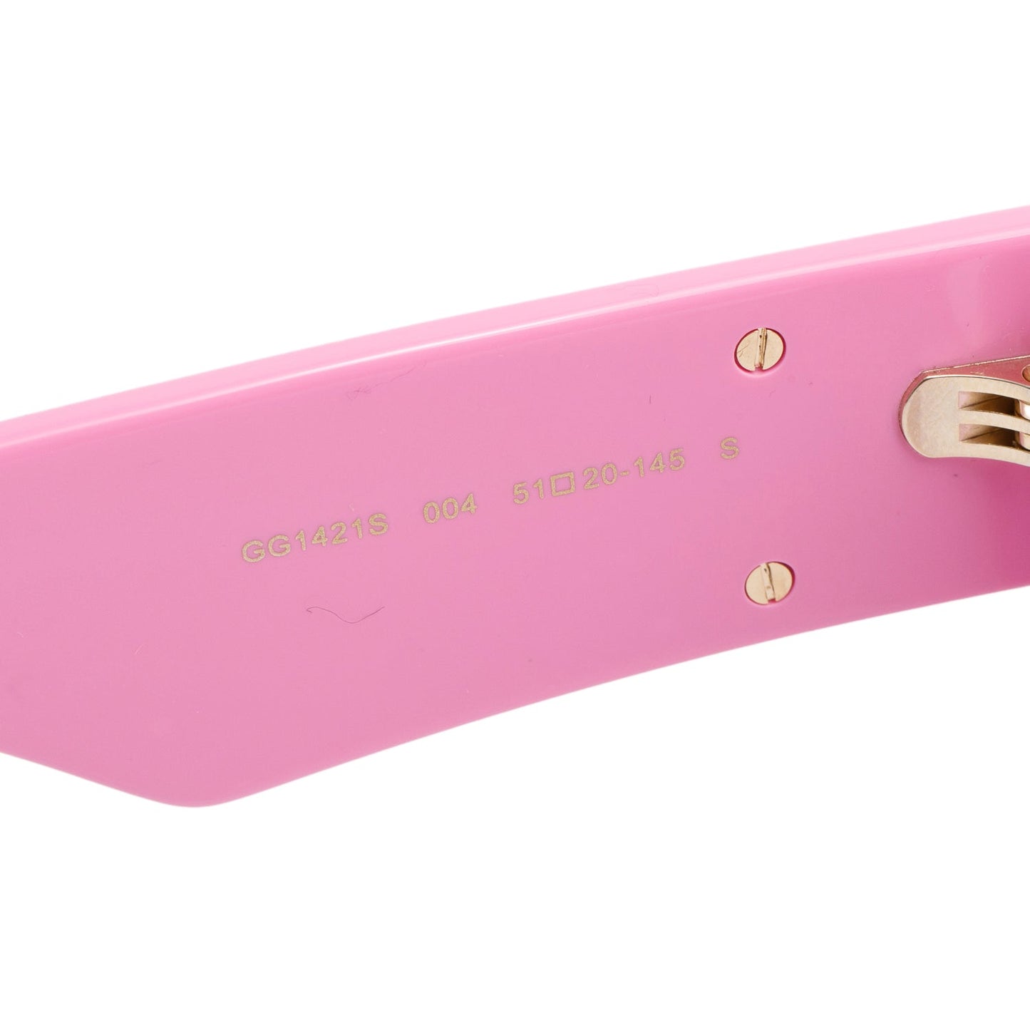 Gucci GG1421S Pink Acetate GG Marmont Cat-Eye Sunglasses