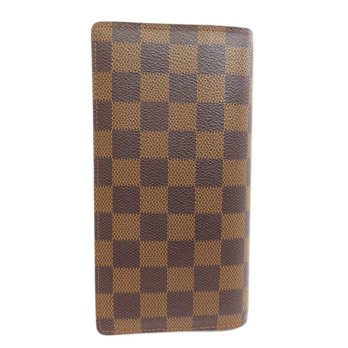 LOUIS VUITTON Long Wallet Purse N60017 Damier canvas Brown Portefeuilleï¿½EBrazza Former mens