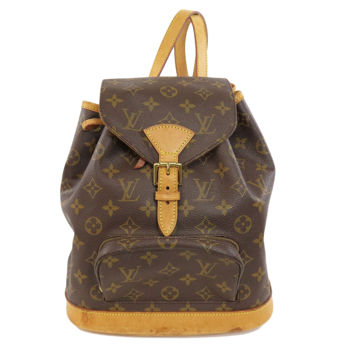 LOUIS VUITTON Backpack M51136 Monogram canvas Brown MontsourisMedium Women