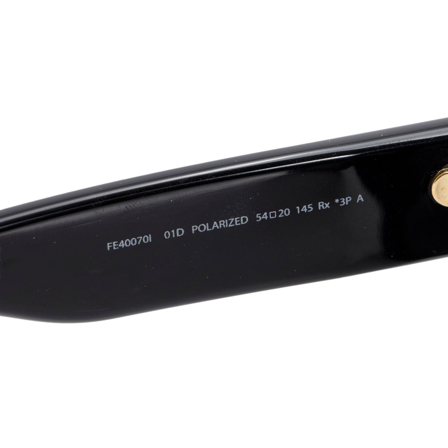 Fendi FE40070I Black Acetate Fendigraphy Square Sunglasses