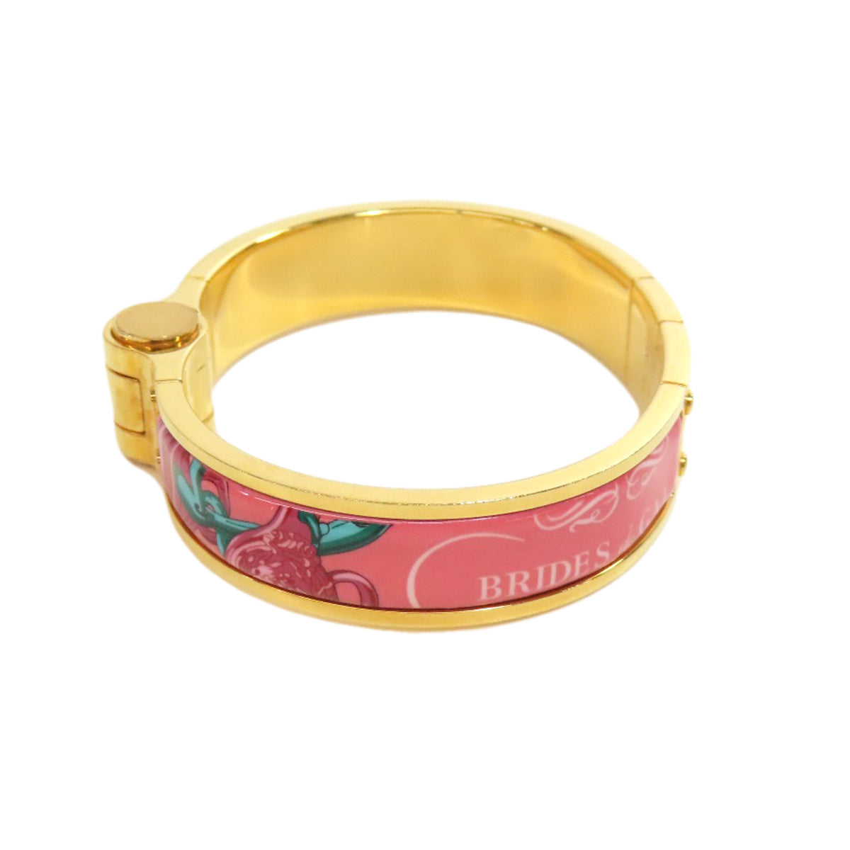 HERMES bracelet metallic gold Chaniere PM Women