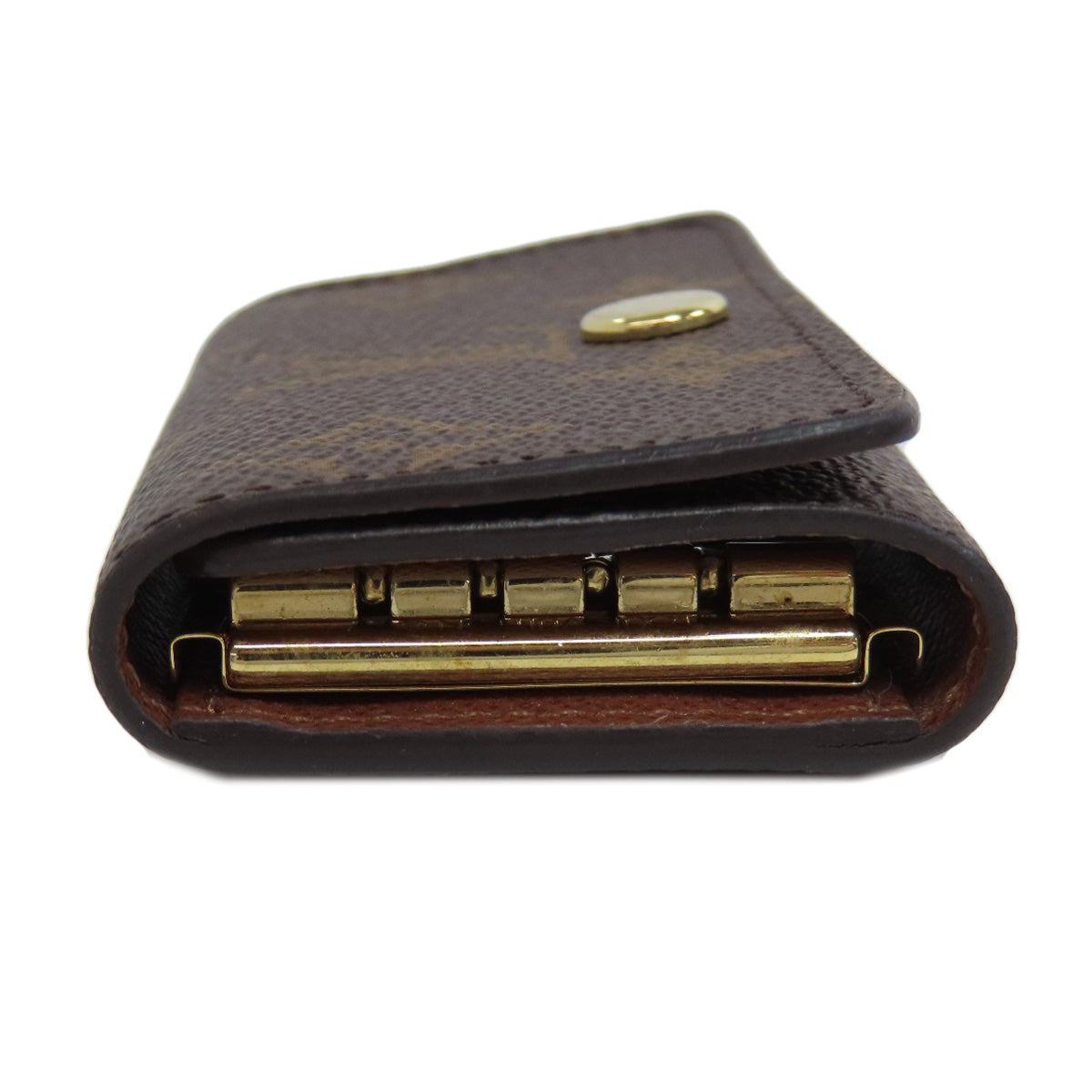 LOUIS VUITTON Key case Key holder  M69517 Monogram canvas Brown Multicles4 mens(Unisex)