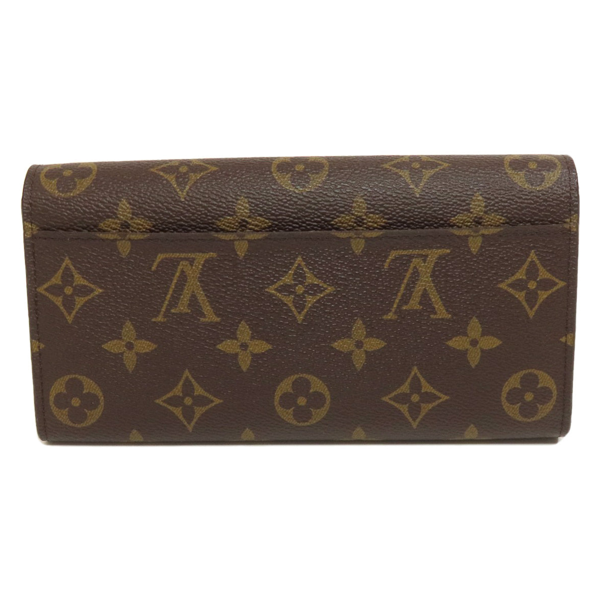 LOUIS VUITTON Long Wallet Purse M60531 Monogram canvas Brown Portefeuille Sarah Women