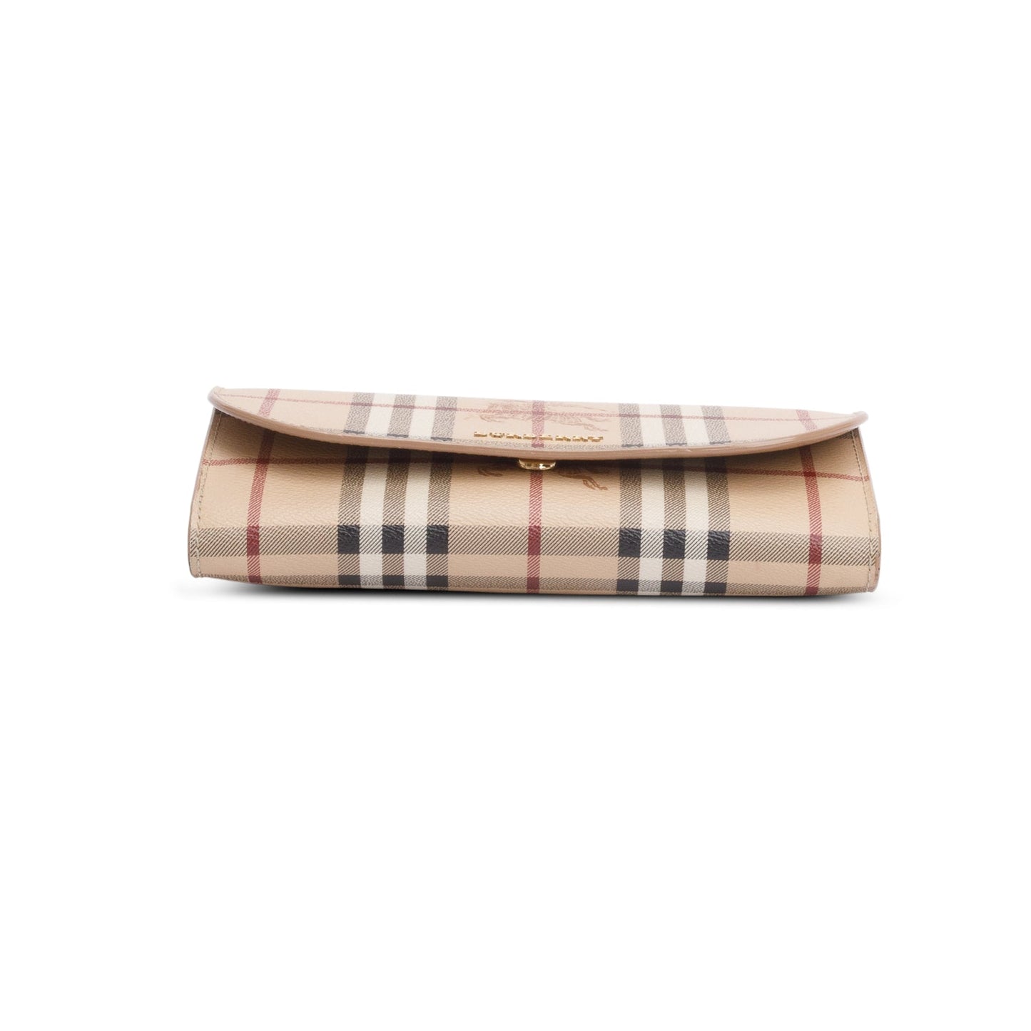 Burberry Haymarket Check Henley Wallet on Chain