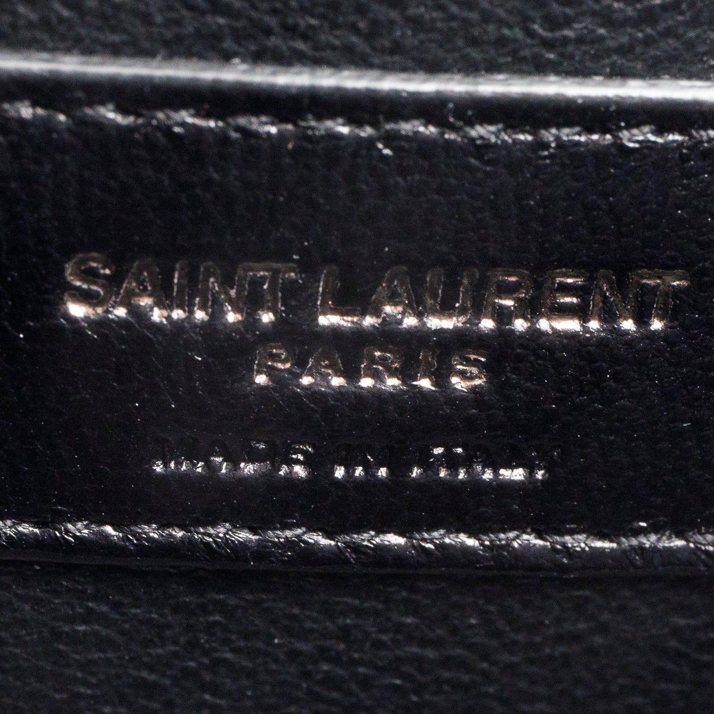 Saint Laurent 2023 Black Patent Leather Monogram Le 5 A 7 Hobo Bag